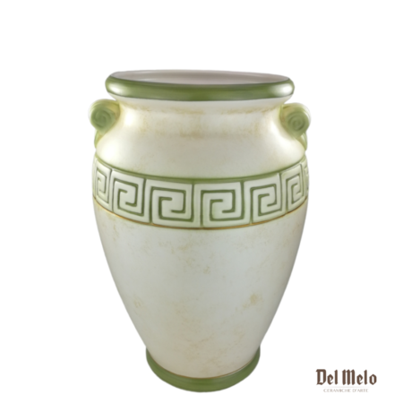Portaombrelli Vaso in ceramica modello GRECA VERDE