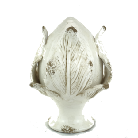 Pumo in ceramica Cm.28 Bianco