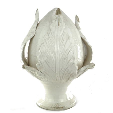 Pumo in ceramica Cm.28 Bianco