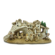 Presepe Borgo in terracotta decorato 10 personaggi