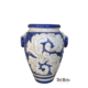 Portaombrelli Vaso in Ceramica Toscana linea Volute Blu